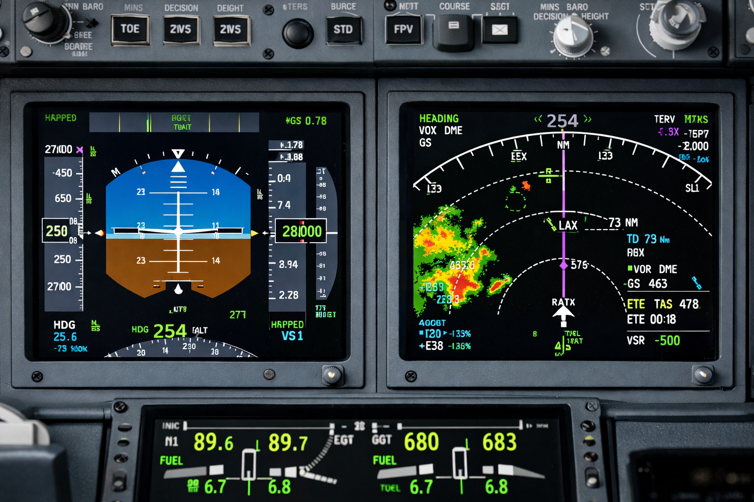 avionics displays 